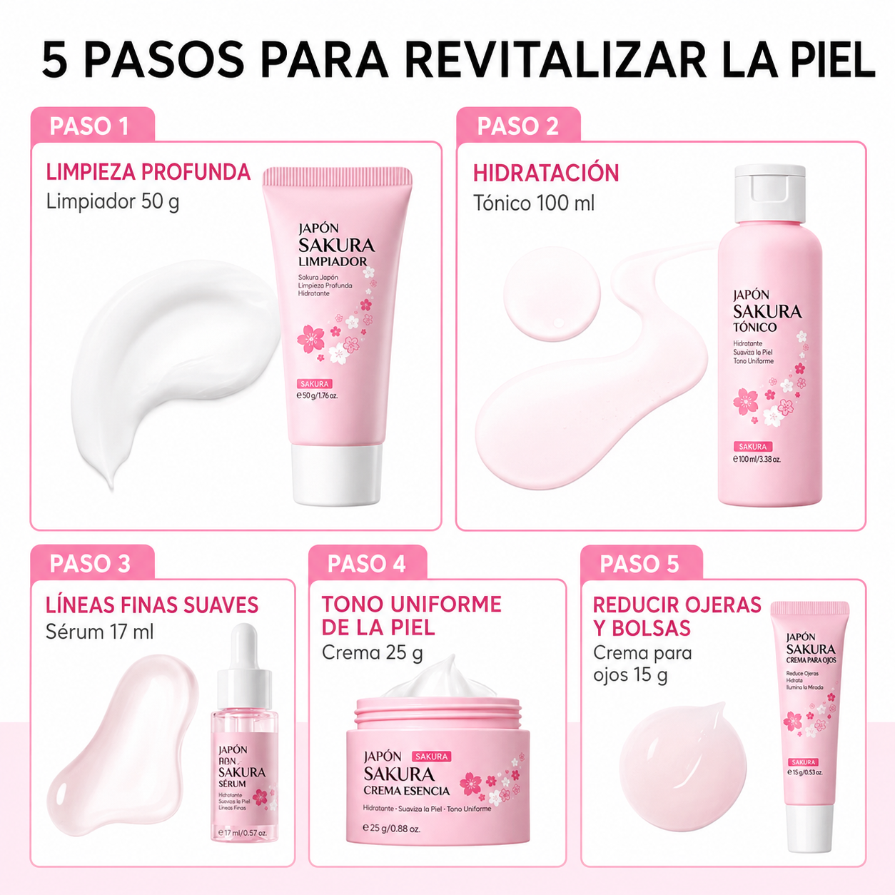 Set SAKURA® : Hidratación, Glow y Cuidado Premium